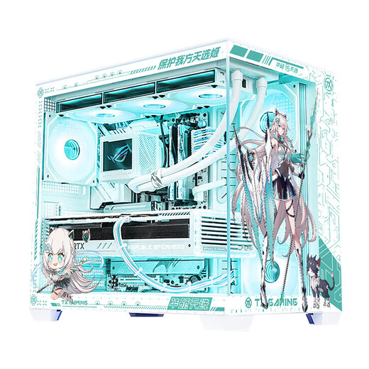 ASUS ROG Family Bucket 9800X3D 7800X3D ASUS RTX5070 Tianxuan Host 5070Ti Desktop Computer Game Live Design Video Editing Rendering Assembly Complete Machine Configuration 4 R7-9800X3D + ASUS 5070 Daytime Selection