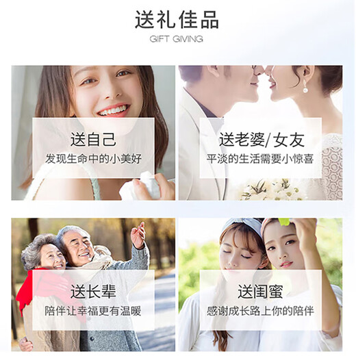 Zhen Shang Silver Chinese Gold Pearl Silver Earrings Pendant Women's Light Luxury High-end Birthday Gift for Girlfriend Wife Mom S925