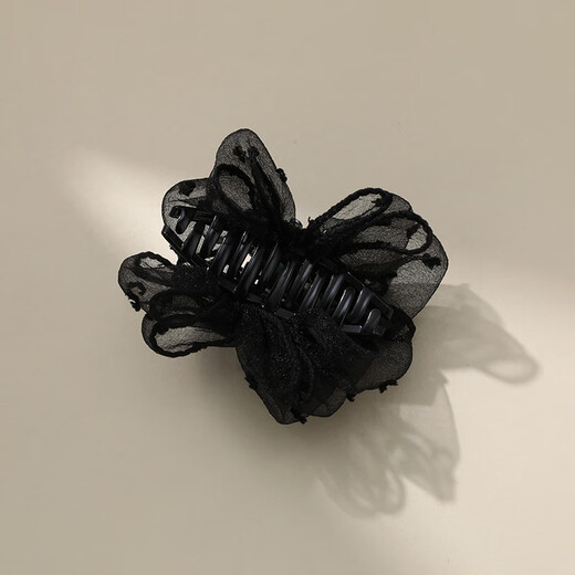 Chimera (CHIMERA) light gauze polka-dot bow half-tied hair grabber hair full-tied grabber hairpin hairpin female hairpin girl birthday gift