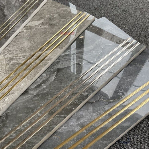 Fully marble step tiles, lamp trough arc-edge glaze staircase integrated step tiles thickened gold-plated step tiles L12035 Myanmar gray arc-edge glaze 1.35m Others