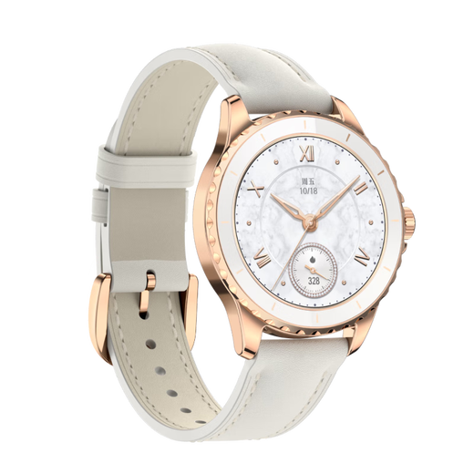 Honor personally selected ROSSINI smart watch 2e, camellia gold, Valentine's Day gift, sparkling gilt, ultra-clear small round screen, life and health reminder, watch for women