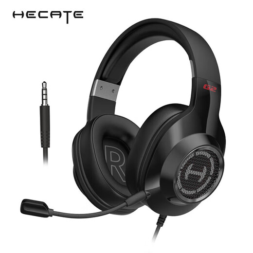 HECATE G2 wired standard version 3.5mm e-sports gaming headsets Head-mounted computer online course office headsets with microphone Wireless black