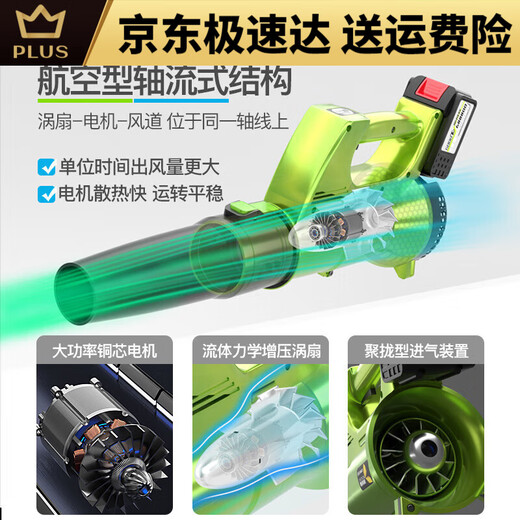 Delis charging blower powerful hair dryer high power industrial storm gun lithium hair dust wireless snow blower Storm 21v-Red DLS charging storm gun 3888TV