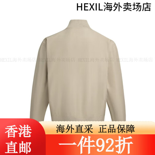 安德玛（UNDERARMOUR） EF Woven男女情侣简约运动休闲外套138936 黑色001 XS 均码