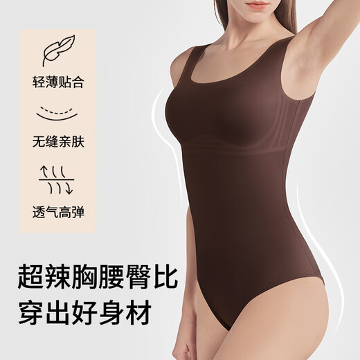 El mono que forma el cuerpo de Realwill para las mujeres con nalgas del vientre y los senos pequeños sexys los hacen ver grandes después de la cintura con la forma del parto sin marcas y la delgada negra S _70abcd