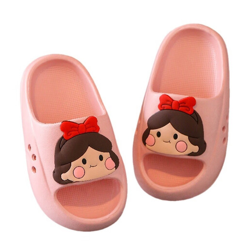 EVA children's slippers cute cartoon boys and girls baby children's beanie shoes medium and large children's parent-child slippers summer pink girls EVA environmental protection 30/31 size shoes inner length 19cm