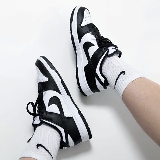 耐克（NIKE）男鞋女鞋 情侣运动鞋经典黑白熊猫DUNK防滑耐磨休闲板鞋 DD1391-100 40