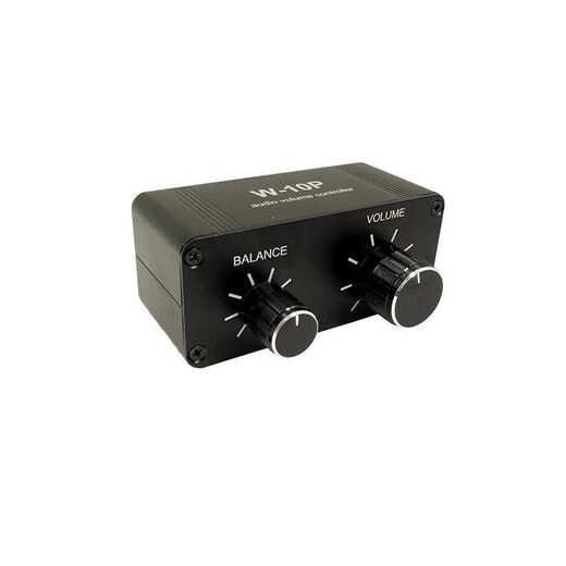 Volume controller speaker sound size adjustment line control Stereo RCA Lotus 3.5mm interface W22 - left and right channels can be adjusted separately