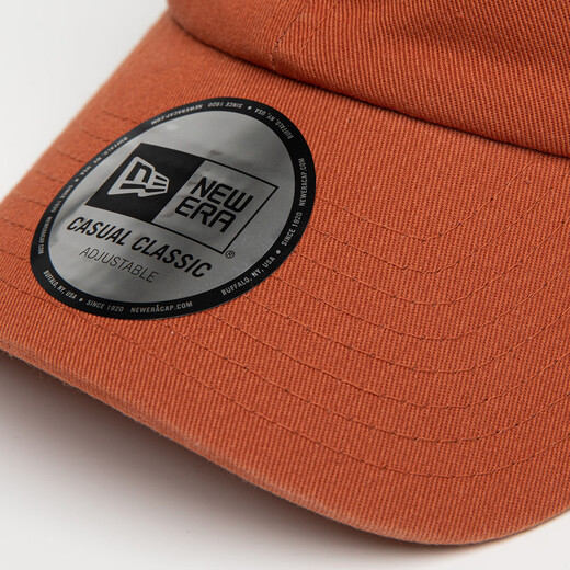 NEW ERA trendy brand hat MLB small label embroidered baseball cap NY Yankees washed old sun visor hat for men and women orange S OFM