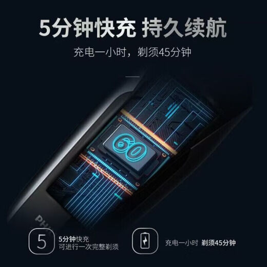 飞利浦PHILIPS剃须刀S1560/PT724/S2305//S3206/09原装进口三刀头刮胡刀鬓角器 S2305/06原装正品标配