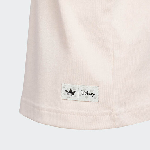 Adidas Kinderkleidung 25 Sommer- und Herbstmädchen T-Shirts Co-Branded Bogenverzierung für Mid-Large Children's Lose Cotton T-Shirt KG6626