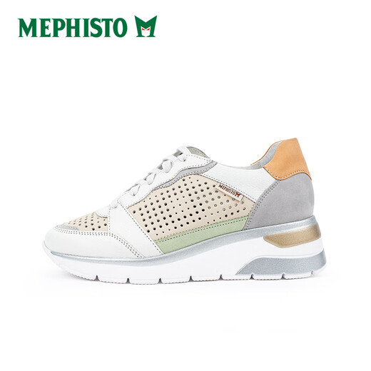 马飞仕图（MEPHISTO）/马飞仕图新款舒适坡跟打孔透气女时尚休闲鞋 9930N_834_6905N_6926_6954 36