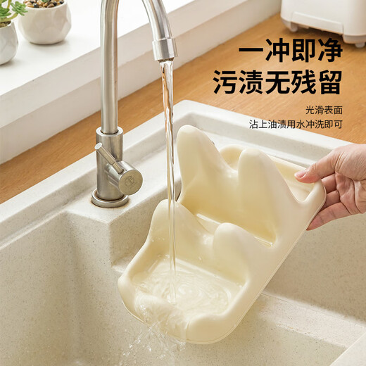 Added pot lid rack sitting pot spatula spoon storage rack kitchen countertop household artifact chopping board storage rack pot lid rack