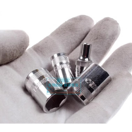 世达（SATA）1/4小飞公制六角套筒头6.3MM铬钒钢4mm-14mm短套筒头 5mm标准六角套头11304