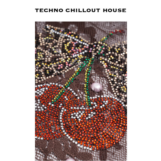 TCH trendy brand fashion hot diamond design cherry print luxury style suit for women T75B07E1026 beige M 100-120