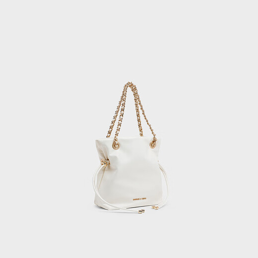 Charles/Keith25 Autumn New Product Soft Strising Cadena simple Bolsa de la suerte Bag Ck2-80151536