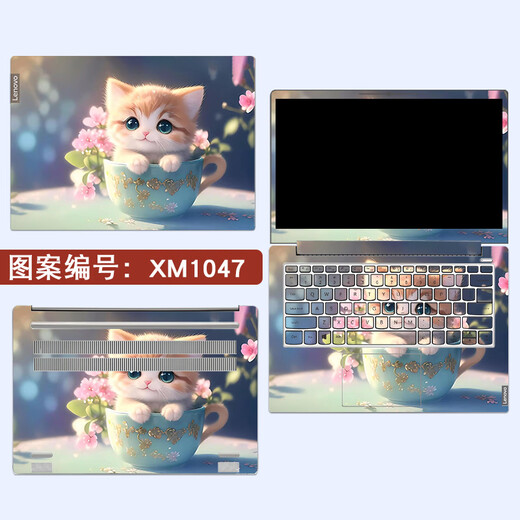 Miaopu Le Japan Importsed Califfer 2025 Новая ноутбук компьютерная пленка, подходящая для Tianxuan Dell Star Lenovo xioxin XM1047 [Стандартная версия четвертая сторона] Модель сообщений