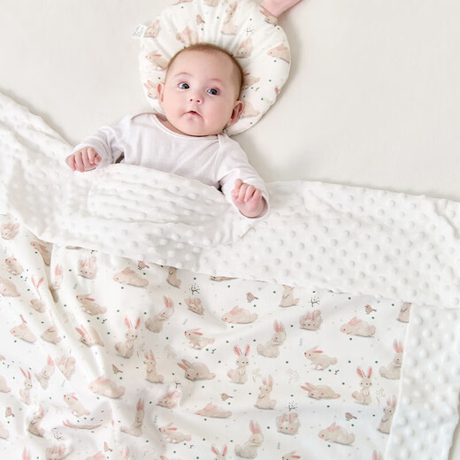 YeeHoO LUXURY Ying's baby quilt spring, autumn and winter baby special antibacterial small quilt core kindergarten beanie quilt cover blanket Yuanqi Tutu 110*140cm