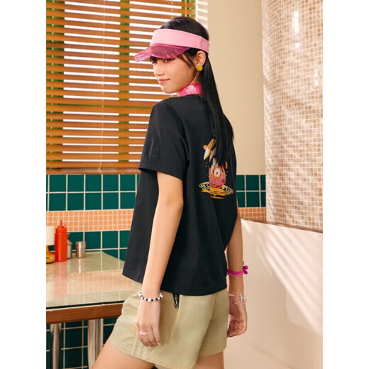 Adidas kurzärmelige Frauen Sommer Neue gedruckte lässige, halbärmelige Baumwollsportsportlose T-Shirt IP38778 IP3878/Hauptbild/Baumwoll/XS 75-85Jin [Jin entspricht 0,5 kg]