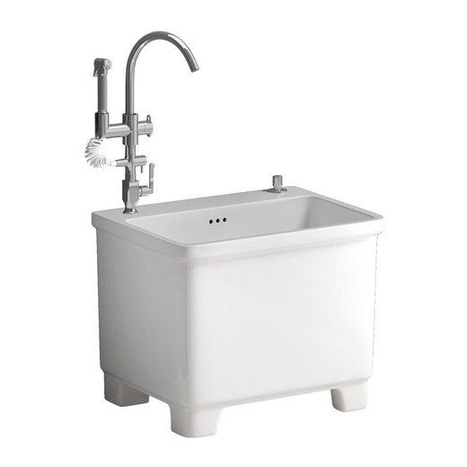 Jomoo Balcony Pool Pool Céramique avec trou de robinet Héleur Haut Foot Household Bathroom Mop Pool Floor Basin Basin