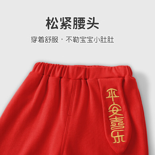 Youqi baby clothes baby spring, autumn and winter 100-day one-year-old dress suit early autumn celebration festive long-sleeved trousers two-piece set