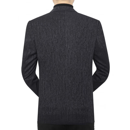 Lilang Suit Men's 2025 New Spring and Autumn Slim Casual Small Suit Thin Jacket Single Top Black Spring Style Thin and Moderately Thick M 170