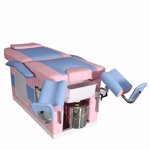 Elektrische gynäkologische Untersuchungsbettbeschränkung Zentrum Pflegebett postpartale Reparatur Gynäkologischer Untersuchungsbett Schönheitssalon Privates Bett 6626 Pink Pink Three Motor Model Offizieller Standard