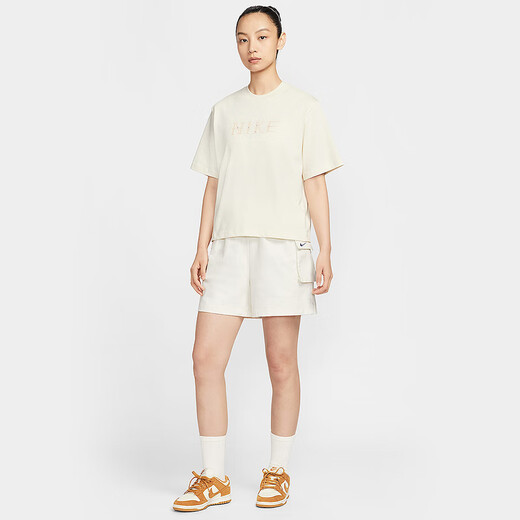 耐克（NIKE）官方2025女装运动裤子休闲梭织短裤 IH9273-047 M