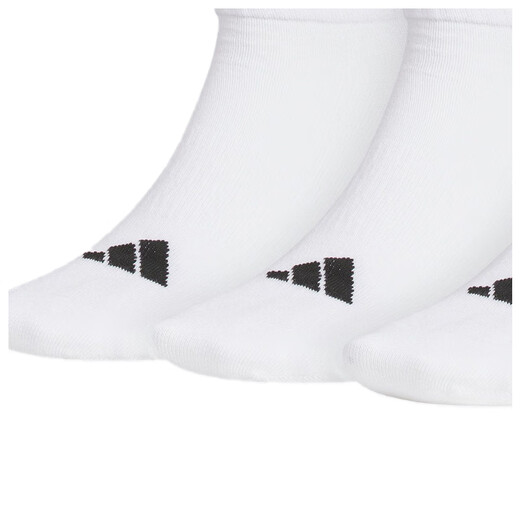 adidas Adidas socks men and women sports running socks towel bottom basketball socks short tube middle tube sweat-absorbent and breathable casual socks JC9267 white summer short tube socks three pairs S shoe size 37-39