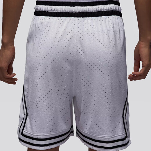 Jordan Herren Sportshorts Sommer Shorts Casual Hosen Cool und Leichtes HF9911-100 Weiß/Schwarz 2xl