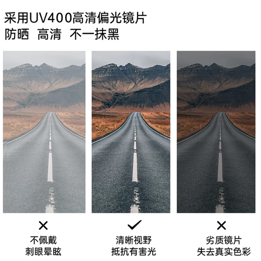 Morak Cycling Sunglasses Cover Myopia Glasses Anti-Wind Sand Sun Protection Polarized Women's Anti-UV Mountaineering Eye Protection Sunglasses