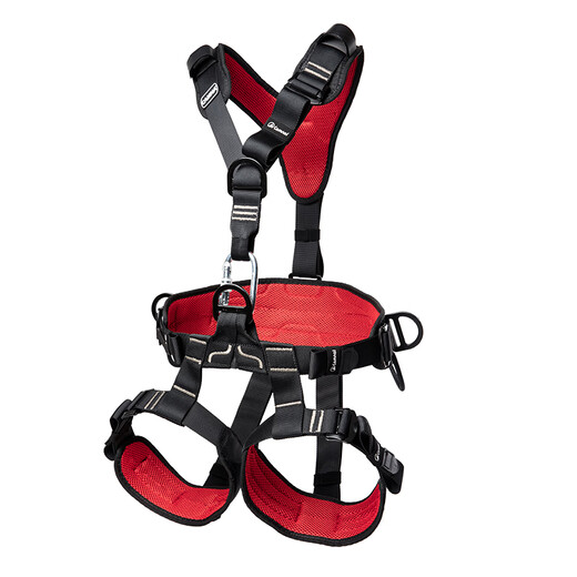 Kanle five-point safety belt outdoor high-altitude air conditioning installation full-body safety belt anti-fall buffer bag safety belt + 1.8 meter double hook + buffer bag