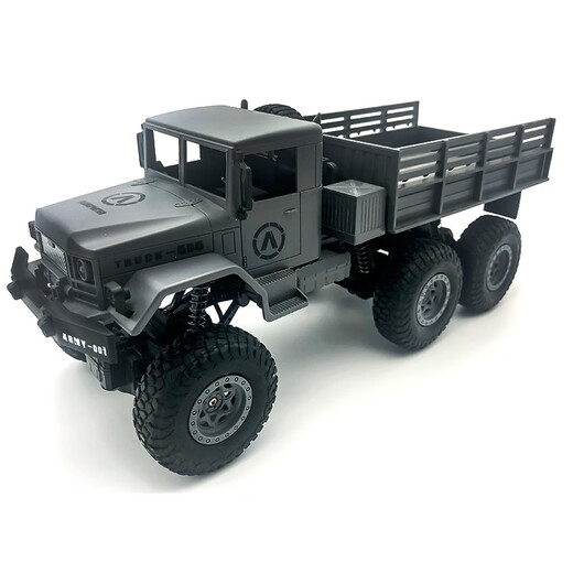 Jingxuan Toy Truck Large Truck Remote Control Heavy Large Remote Control Heavy Truck Off-Road Vehicle Charging Children's Electric Vehicle Green Remote Control Six-Wheel Military Truck Total use of two batteries is about 6080 minutes