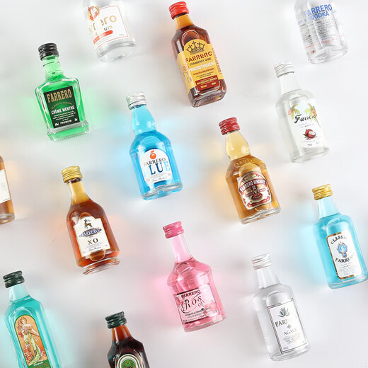 
Good looking cabinet collection Convenience store bartending internet celebrity mini wine version 50ml base wine drink at home original vodka 50mL 1 bottle