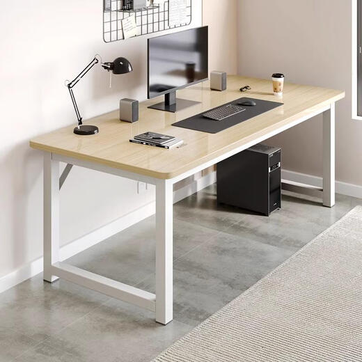 SANQIHU Simple Computer Desk Desk Desk Rental Student Bedroom Descripción de estudio Descripción larga Mesa pequeña Luxury 14070 White Oak Color Bold y espesos