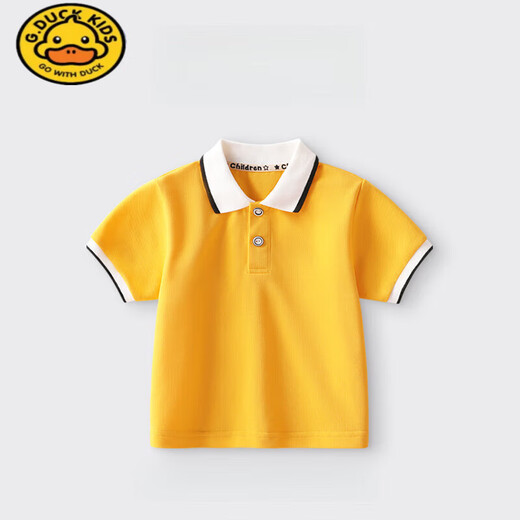 G.DuckKids Boys Polo à manches courtes 2025 Nouvelle t-shirt pour garçons à manche à demi-manche