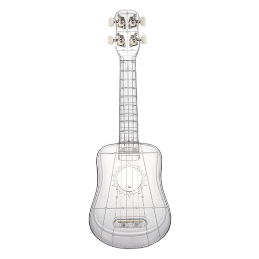 Front Valley Crystal Transparent de 21 pulgadas Ukulele Femenina para adultos Small Guitar Professional Professional de juego Uklili Transparente + Bolsa de piano + conjunto completo de accesorios de 21 pulgadas