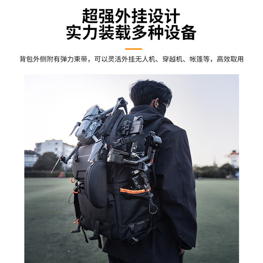 TARION Exquisite Camera Bag Large Capacity SLR Backpack Suitable for FPV Travel Machine Professional Photography Bag Multifunctional SLR Camera Photography Backpack PB01
