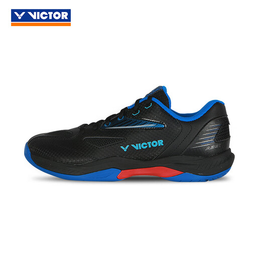VICTOR's new professional badminton shoes for men and women, training and competition sports shoes, wide-last, non-slip, wear-resistant, cushioning, A391 C, black 39