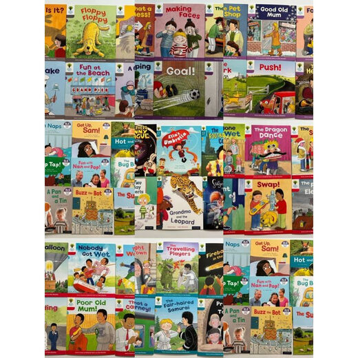 Versión del inglés Oxford Oxford Story de lectura calificada Ilustración infantil Nivel de inglés 1-8 ELS Nivel 1-2 Libros aleatorios 6 (6*12 páginas)