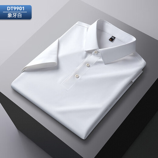 Sept Wolf [multicolores en option] Nouveau polo sans marque pour hommes, T-shirt masculin à manches courtes à manches courtes et à manches courtes DT9905 L (90-120JIN [Jin est égal à 0,5 kg])).