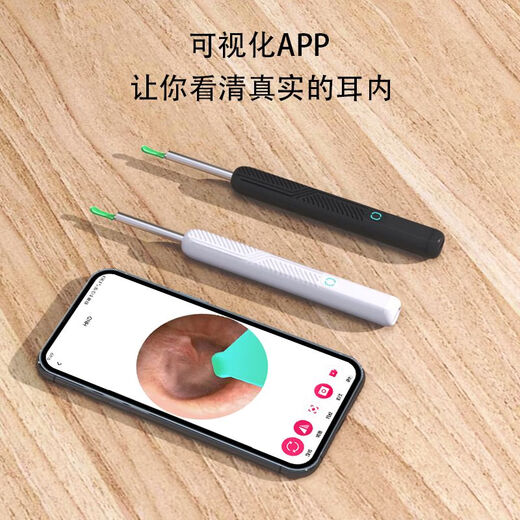 可视挖耳勺智能可视高清发光掏耳神器采耳镜掏耳勺带灯大牌同款 星空白顶配豪华款【9900W极清】小孩大人通用