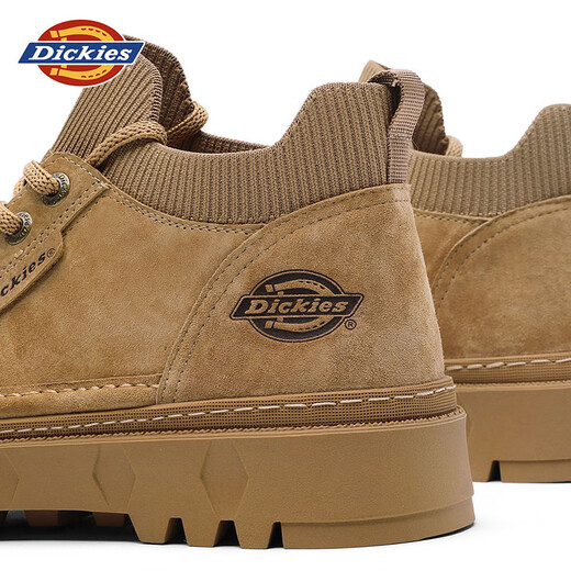Dickies Martin Boots Herrenstiefel 2025 Herbstschuhe Herren trendige All-Match-Stiefel Herren-Low-Top-Arbeitsstiefel Herrenschuhe hellbraun 42 [Einen Größe groß, geeignet für Sportschuhe 43]