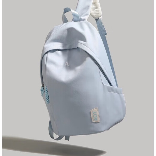 【新秀丽制造商】简约纯色高中学生书包容量双肩包短途旅行背包 白色