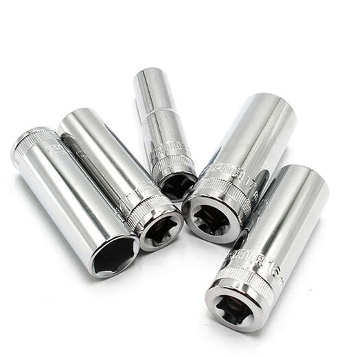 
Shida Zhongfei extended sleeve head 16/17/18/19/21/22mm open thickened medium and fast sleeve tool 12401 10mm series 6 angle long sleeve 8mm