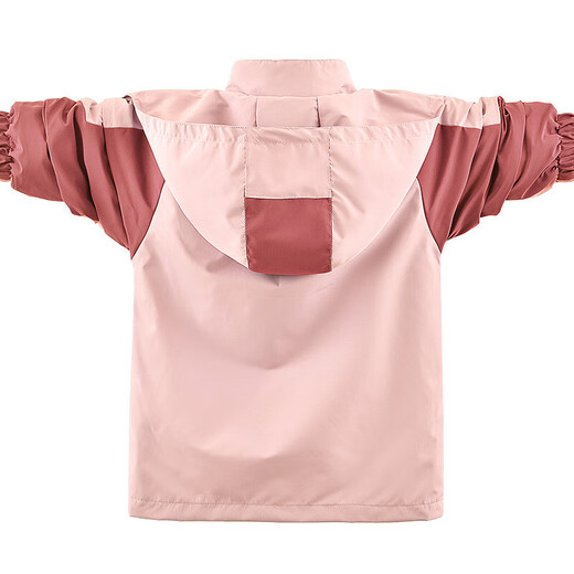 Duomi Fairy Tale Girls Spring Autumn Winter Clothes New Style Children's Detachable Windbreaker Plus Velvet Cartoon Color Matching Three-in-One Guarantee 140 Purple