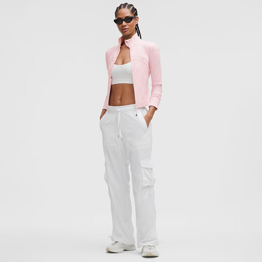 Lululemon丨Define Women's Short Jacket *Ribbed Nulu Wicking LW3HOBS Joy Pink S/6