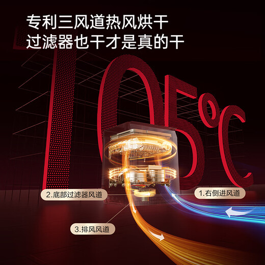 VATTI Small UFO Max built-in dishwasher 18+2 sets large capacity full area washing independent disinfection 105 hot air drying five-star disinfection strong discharge no residual water first-class water efficiency Gemini 18+2 sets丨D3000MAX