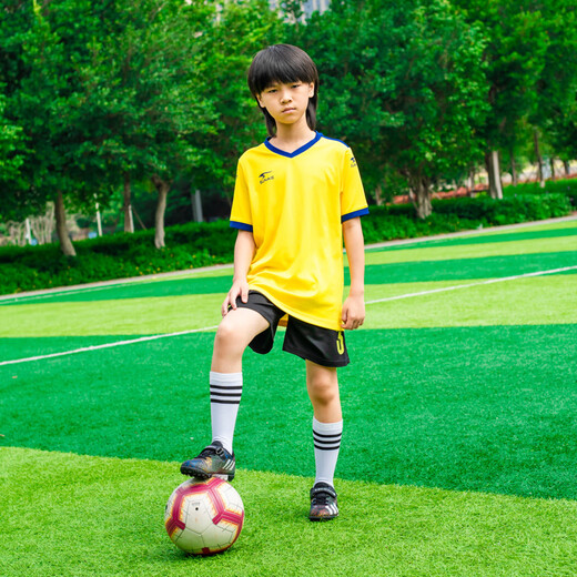 iosn mandarin duck football shoes new falcon children boy elementary school student assassin velcro broken nails football training shoes 6199 black and blue broken nails [buy one five] 31