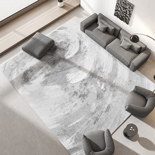 Hazar Hazard Living Room Carpet [Environmental Fleece] Coup de luxe léger Carpet grande surface complète étanche et sans soins Moonlight-13567 140 * 200cm